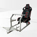This is Diamond Silver GTR Sim GTA Model Racing Simulator Frame with Pista Black-Red seat.
