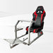 This is Diamond Silver GTR Sim GTA Model Racing Simulator Frame with Speciale Black-Red seat.