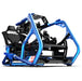 Sample picture of the TrakRacer TRX Hybrid Fixed Fiberglass Seat Alpine 2022 Livery variant with complete alpine livery frame.