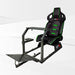 This is Majestic Black GTR Sim GTA Model Racing Simulator Frame with Pista Black-Green seat.