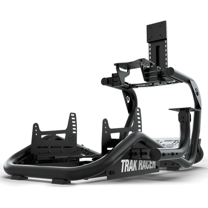 TR8 Pro Racing Simulator with Integrated Single Monitor Stand Right Side Back View