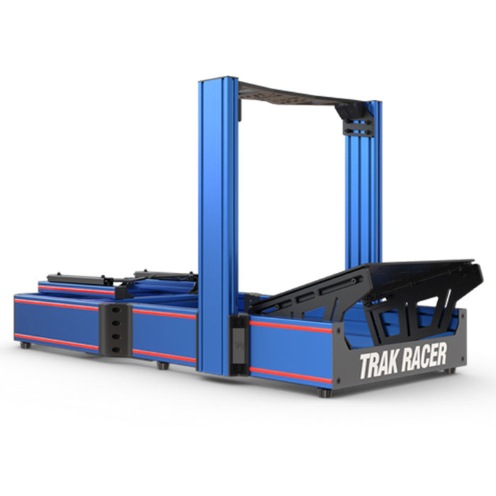 Trak Racer TR160S Racing Simulator Blue Left Side Front View