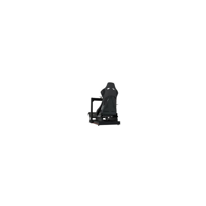 Trakracer TR802-BLK-DDM-SEAT4 Mach 2 80mm x 40mm Aluminium Cockpit with Direct Front Wheel Mount and Rally Style Seat Racing Simulator complete product angle