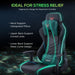 GC-03 RGB Gaming Chair Neck and Back Support features.