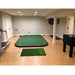 3′ x 4′ Apron and Rough Chipping Mat in a spacious game room