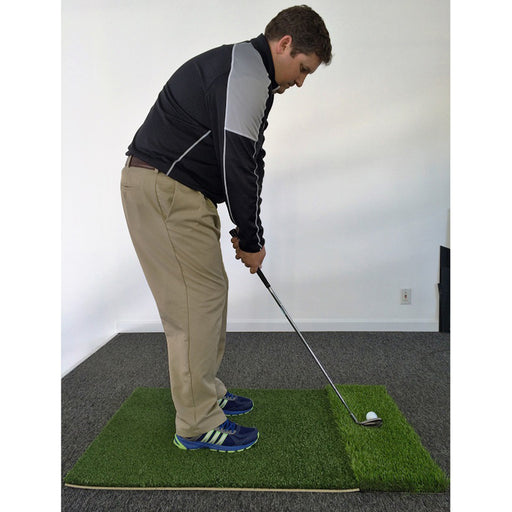 3′ x 4′ Apron and Rough Chipping Mat in action indoors