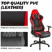 Red GX2 Gaming Chair PVC leather