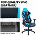 Blue GX2 Gaming Chair PVC leather