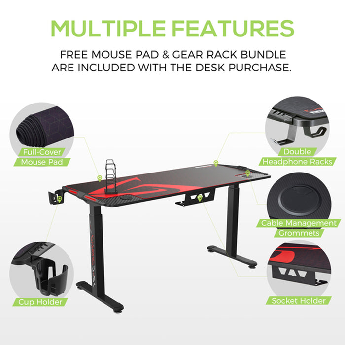RGB Electric Standing Desk features.