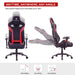 Red GX5 Gaming Chair Recline and Height Adjustable.