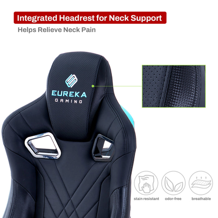 Black GX5 Gaming Chair headrest for neck support.