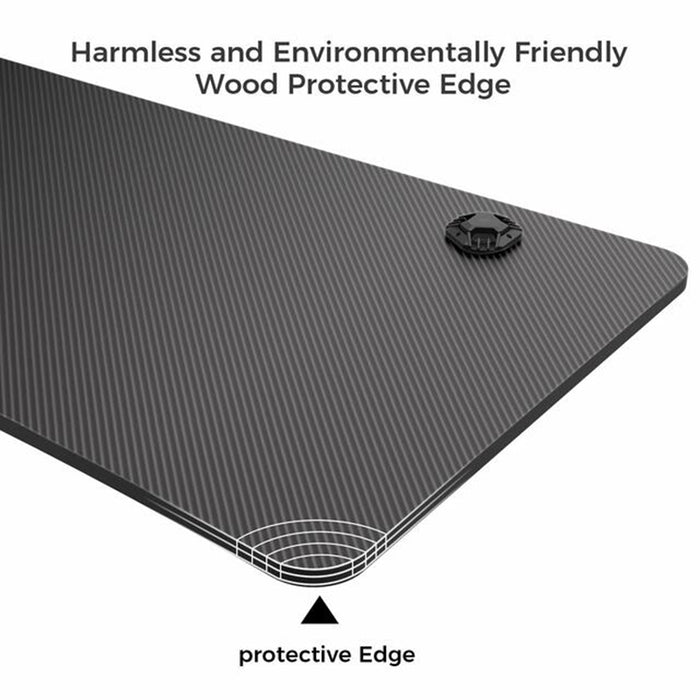 GIP 60" Gaming Desk protective edge feature.