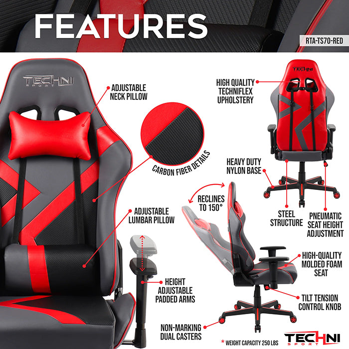 Techni Sport TS-70 Office-PC Gaming Chair