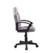 Pink Kids Gaming/Student Racer Chair with Wheels side view