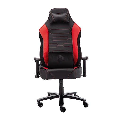 This is the full front view of the TS-XXL2 Office-PC XXL Gaming Chair with the Techni Sport logo embedded on the waist support.