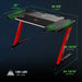 Red Z2 Pro RGB Desk dimensions