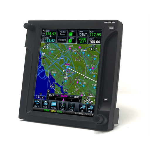 REALSIMGEAR GTN750 BEZEL FOR X-PLANE, P3D AND FSX STEAM Flight Simulator Components map
